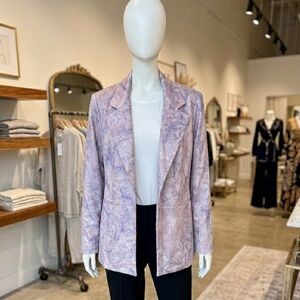 Coldwater Creek Pastel Patterned Blazer